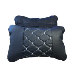 Cumpara ieftin Set de Perne universale pentru gat un confort mai bun in timpul unei calatorii lungi cu masina, negru cu cusaturi gri, 2 buc