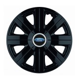 Cumpara ieftin Set 4 Capace Roti Autohelix MSA&reg;, potrivite jantelor de R14, pentru Ford, model Cosmos Negru