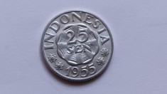 Indonezia-25 Sen 1955 foto