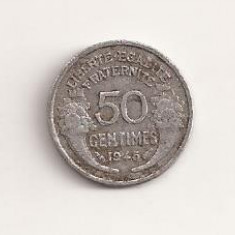 Moneda Franta - 50 Centimes 1945 v1