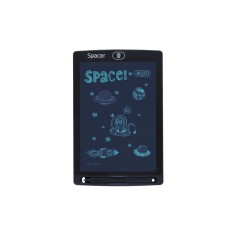 TABLETA LED SPACER pentru scris si desenat, interactiva, e-learning, 8.5 display, black, baterie CR1220 &quot;SPTB-LED&quot; (timbru verde 0.8 lei)
