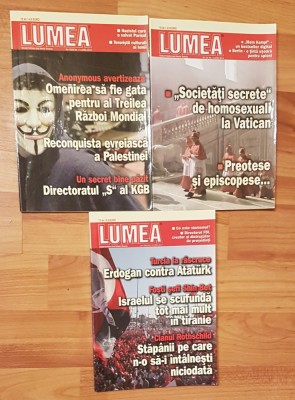 Set 3 reviste Lumea foto