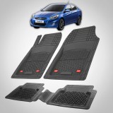 Cumpara ieftin Covorase Auto Hyundai Accent IV (RB: 2010&ndash;2015) - Cauciuc Tip Tavita-Black