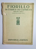 Fiorillo &ndash; 36 &Eacute;tudes ou Caprices (vioară solo), rev. Jos. Hellmesberger, Universal-Edition UE 56