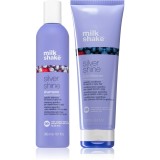 Milk_shake Silver Shine sampon si balsam neutralizeaza tonurile de galben, Milk Shake