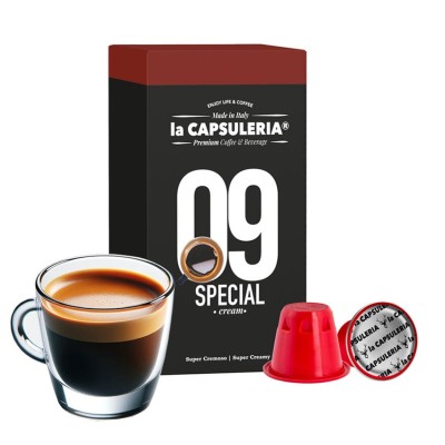 Cafea Special Cream, 100 capsule compatibile Nespresso, La Capsuleria foto