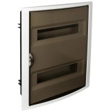 Tablou electric Solera Arelos 5250PF, 28 module, incastrat, IP40, 362x438x102 mm, plastic, usa fumurie, rama alba