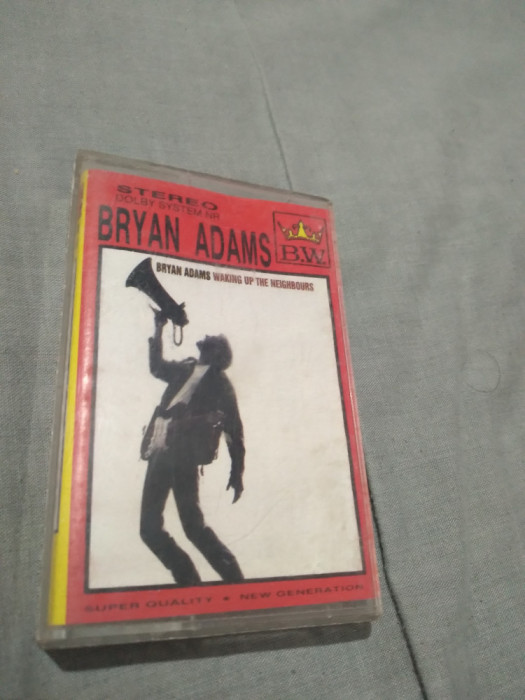 CASETA AUDIO WILLIE NELSON - BRYAN ADAMS -WAGING UP THE NEIGHBOURS ORIGINALA