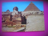 HOPCT 6870 MARELE SFINX SI PIRAMIDA KHEFREN -GIZA. -EGIPT -AFRICA-NECIRCULATA, Printata