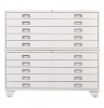Dulap metalic pt. Desene, Harti A1 cu 10 sertare, 1000x700x1190 mm (LxlxH), Asamblat, PLUS