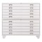 Dulap metalic pt. Desene, Harti A1 cu 10 sertare, 1000x700x1190 mm (LxlxH), Asamblat, PLUS