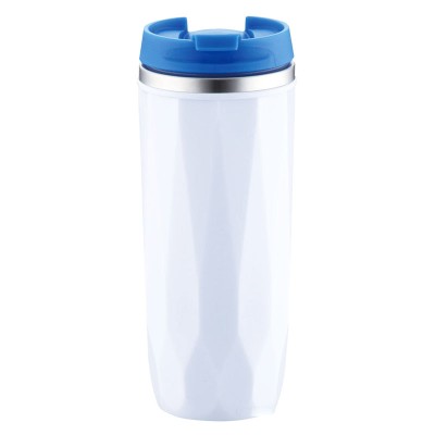 Cana termos inox Peterhof PH-12424, 400 ml, capac albastru foto