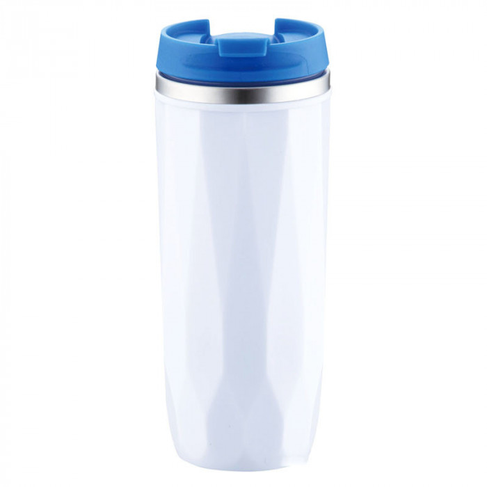 Cana termos inox Peterhof PH-12424, 400 ml, capac albastru