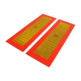 Tabla reflectorizanta dreptunghiulara pentru remorca, set 595x195mm