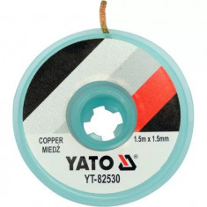 Bandă împletită de cupru 1.5 mm x 1.5 m Yato YT-82530