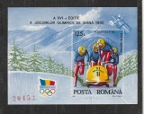 Romania 1983 - #1276 J. O. de Iarna Albertville 1v S/S MNH, Nestampilat