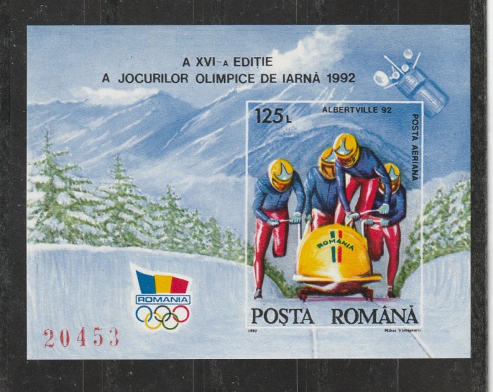 Romania 1983 - #1276 J. O. de Iarna Albertville 1v S/S MNH