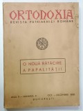 ORTODOXIA , REVISTA PATRIARHIEI ROMANE , SUBIECT : O NOUA RATACIRE A PAPALITATII , ANUL II , NUMARUL 4 , 1950