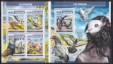 Togo 2017 - Păsări &ndash; Porumbei, Colita + Bloc, MNH
