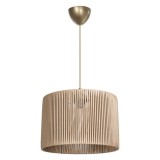 Cumpara ieftin Lustra cu o singura lumina PWL-1118, E27 natural, 30x75 cm