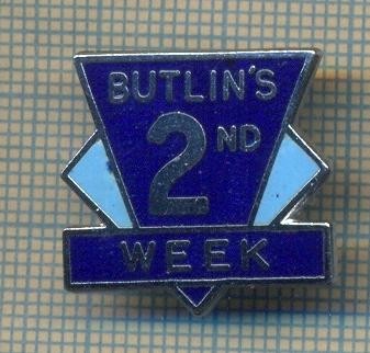 Y 67 INSIGNA - BUTLIN&amp;#039;S -LANT DE PLAJE IN MAREA BRITANIE -PENTRU COLECTIONARI foto
