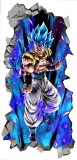 Cumpara ieftin Sticker decorativ, Dragon ball Goku, Albastru, 90 cm, 1360STK-1