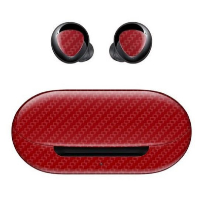 Folie Skin Samsung Galaxy Buds Plus - ApcGsm Wraps Carbon Geranium Red foto