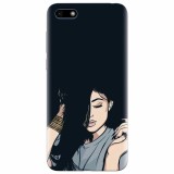 Husa silicon pentru Huawei Y5 2018, Simple Girl
