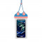 Husa Waterproof Subacvatica pentru telefon Albastru 7 inchi USAMS