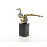 Nud modern -statueta din bronz pe un soclu din marmura BE-2, Nuduri