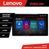 Navigatie Fiat 500 2015-2021 Lenovo PRO 4+64 13 inch 2K android 4G DSP gps internet 8Core CarStore Technology