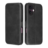 Husa 360&Atilde;&sbquo;&Acirc;&deg; iPhone 16 Plus Techsuit Safe Wallet Plus, negru