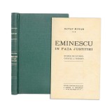 Octav Minar, Eminescu &icirc;n fața justiției, Editura Librariei C. Sfetea, Carte Veche, Bucuresti, Bibliofilie, 89 p.