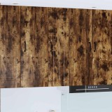 vidaXL Dulap suspendat de bucătărie Stejar fumuriu 30 x 31 x 100 cm 885110
