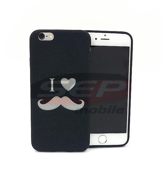 Toc TPU Plush I love Moustache Samsung Galaxy S7 Edge