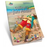 Carte de colorat si povesti , Gulliver in Tara Piticilor, tip A5, 16 pagini
