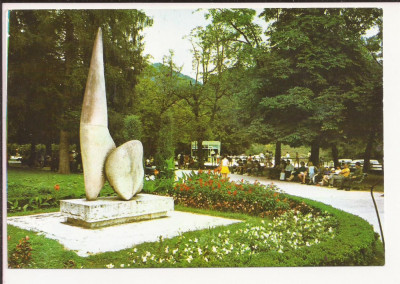 Carte Postala veche - Olanesti - Vedere din parc, necirculata foto