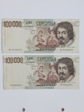 Bancnota 100000 lire 1993 italia - 180 lei buc.