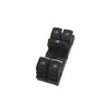 Comutator macara geam VW Cc, Golf V Plus, Golf VI, Jetta, Passat, Tiguan, Touran; 4 butoane, fata, stanga, 5K4 959 857, 5ND959857
