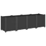 Cumpara ieftin Jardiniera de gradina, negru, 160x40x53 cm, PP