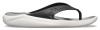 Slapi Crocs LiteRide Flip Negru - Black/Smoke, 37 - 39, 43, 45, 46