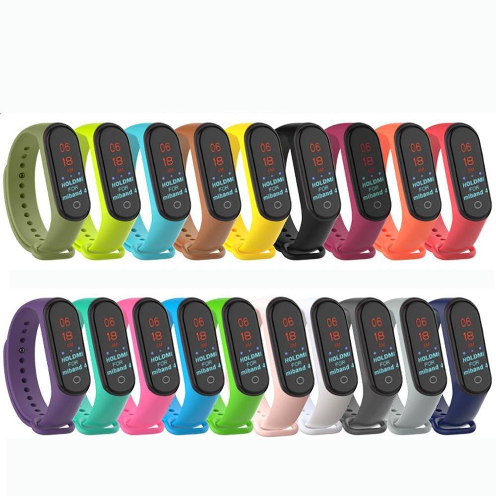 Set 3 culori Curea de silicon bratara fitness Xiaomi Mi Band 3 Mi Band 4 |  Okazii.ro