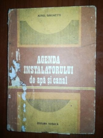 Agenda instalatorului de apa si canal- Aurel Simonetti