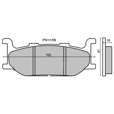 Placute frana (Sinter) Yamaha Majesty 400 &amp;#039;04/T-Max 500 &amp;#039;00-&amp;#039;03 /XJ 600 Cod Produs: MX_NEW 225100402RM foto