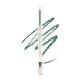 Creion de ochi moale, gel, Global Fashion, Verde cu sclipici