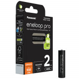 Eneloop Acumulatori Ni-mh 1.2 V Aaa R3 930 Mah Preincarcati Pro Bk-4hcde/2be Eco Plastic Free Blister 2