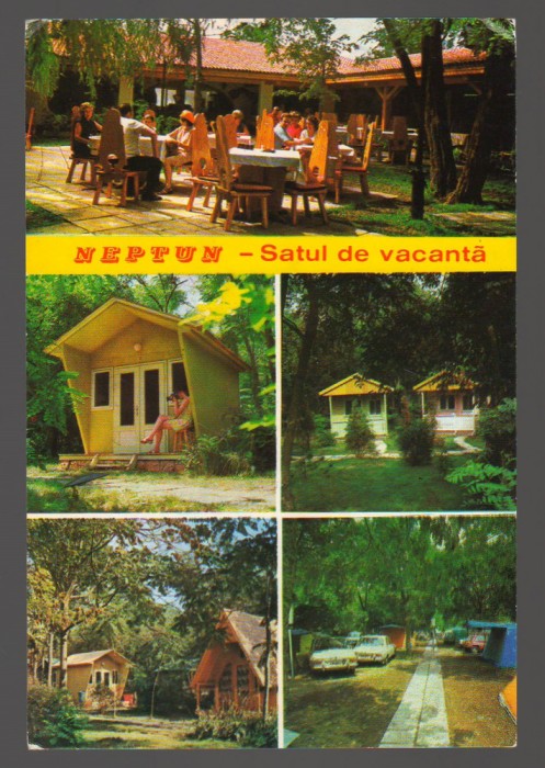 CPIB 19044 CARTE POSTALA - NEPTUN. SATUL DE VACANTA, MOZAIC, NECIRCULATA