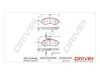 Dr!ve+ DP1010.10.0743 set placute frana,frana disc