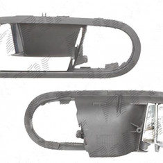 Maner usa interior Ford Galaxy, 1995-2010, Vw Sharan (7m), 05.1995-2010, Seat Alhambra (7v8/7v9), 04.1996-06.2010, fata, Stanga, negru; cu tija croma