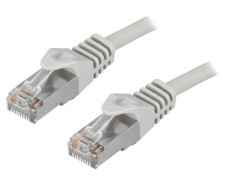 Patch Cord F/UTP Cat5e 3m Gri Ecranat foto